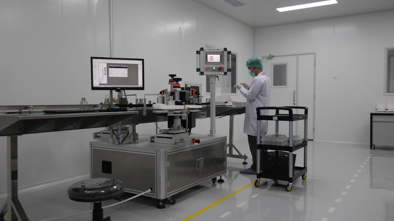 Lingkungan clean room bersertifikasi ISO